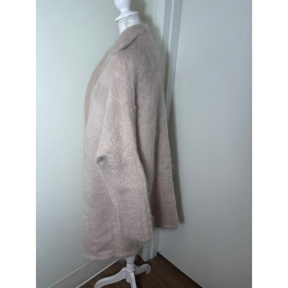 Scanlan Theodore Pink Mohair Sweater Coat Sz One size - Picture 2 of 3